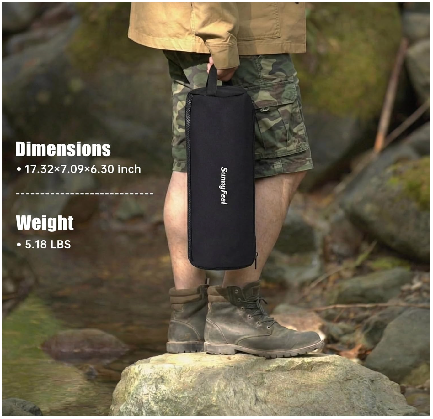 SUNNYFEEL Oversized High-Back Backpacking Chair