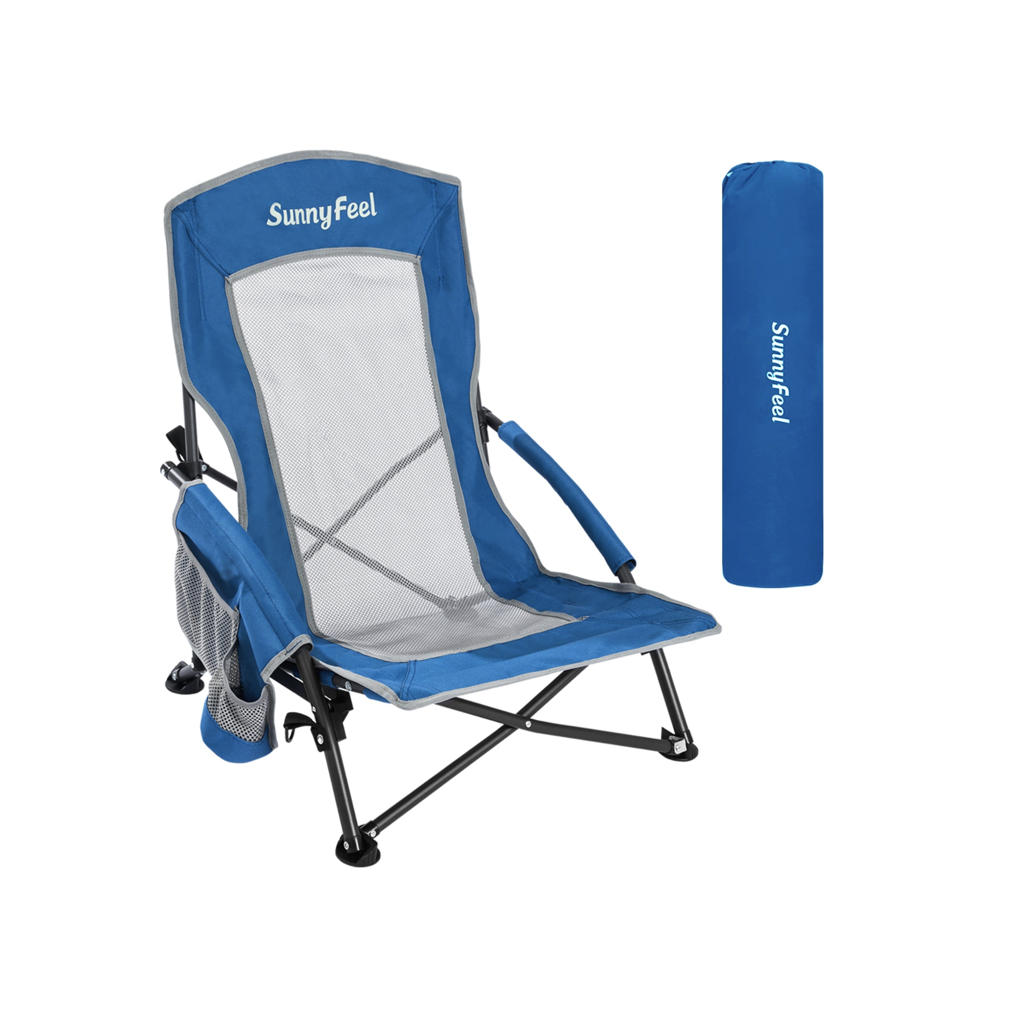 SUNNYFEEL Low Folding Camping Chair