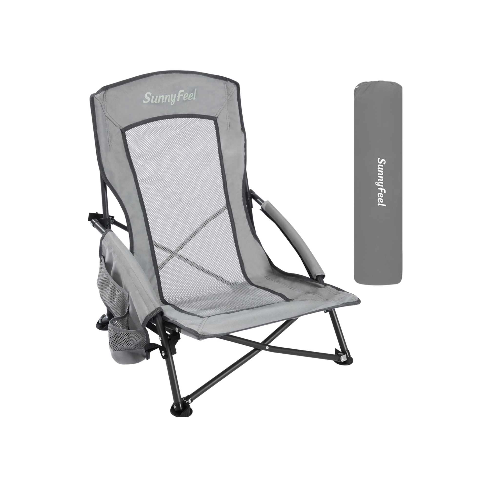 SUNNYFEEL Low Folding Camping Chair