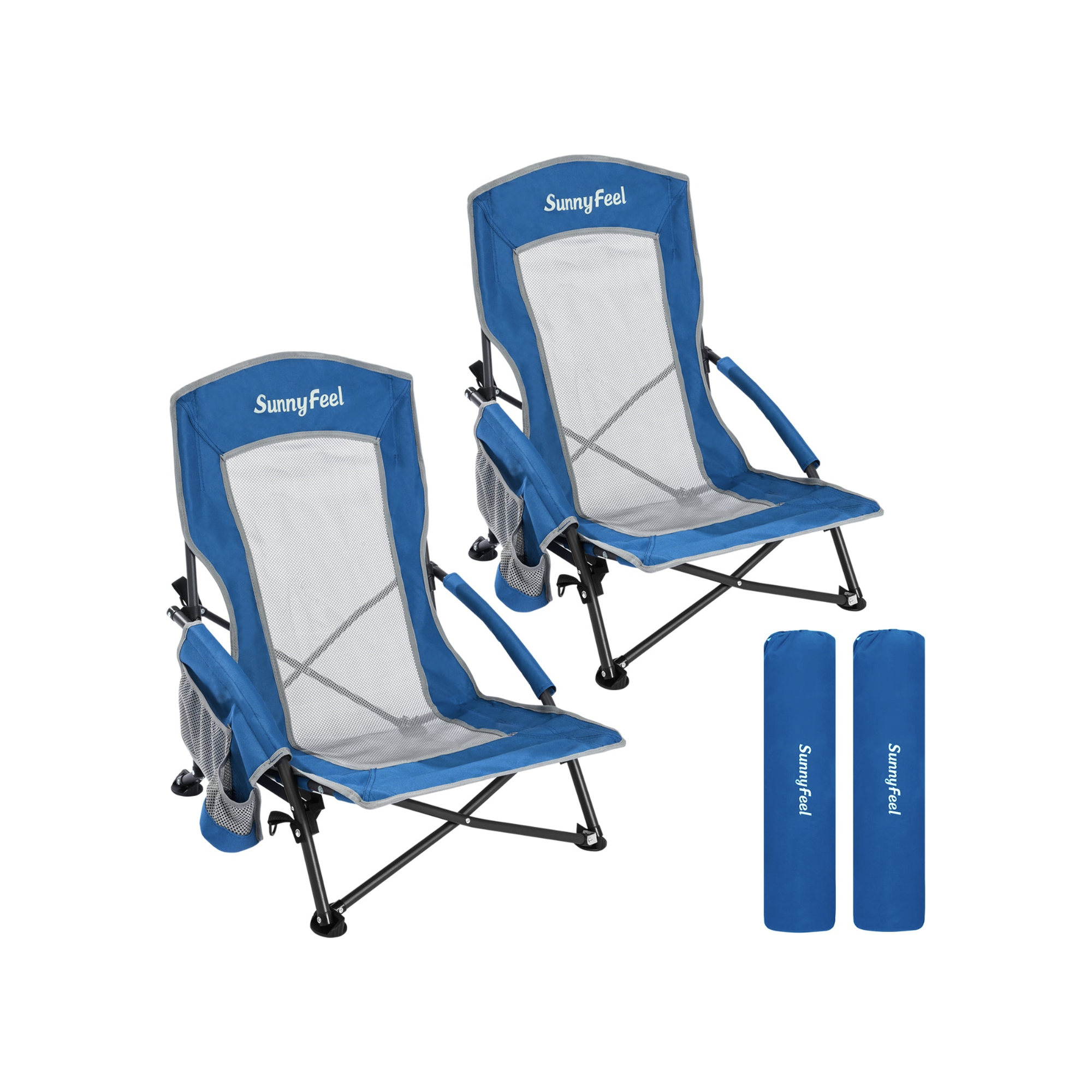 SUNNYFEEL Low Folding Camping Chair