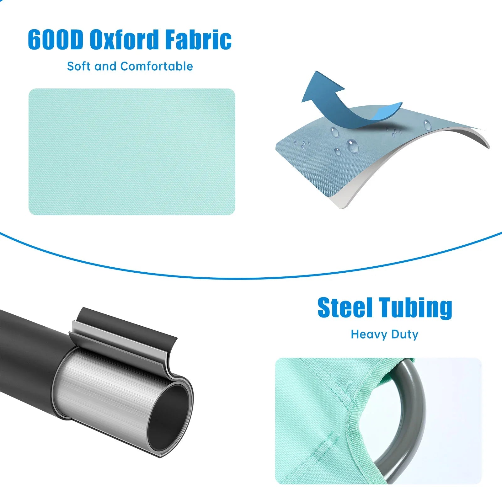 SUNNYFEEL Face Down Tanning Beach Chair with Face Hole