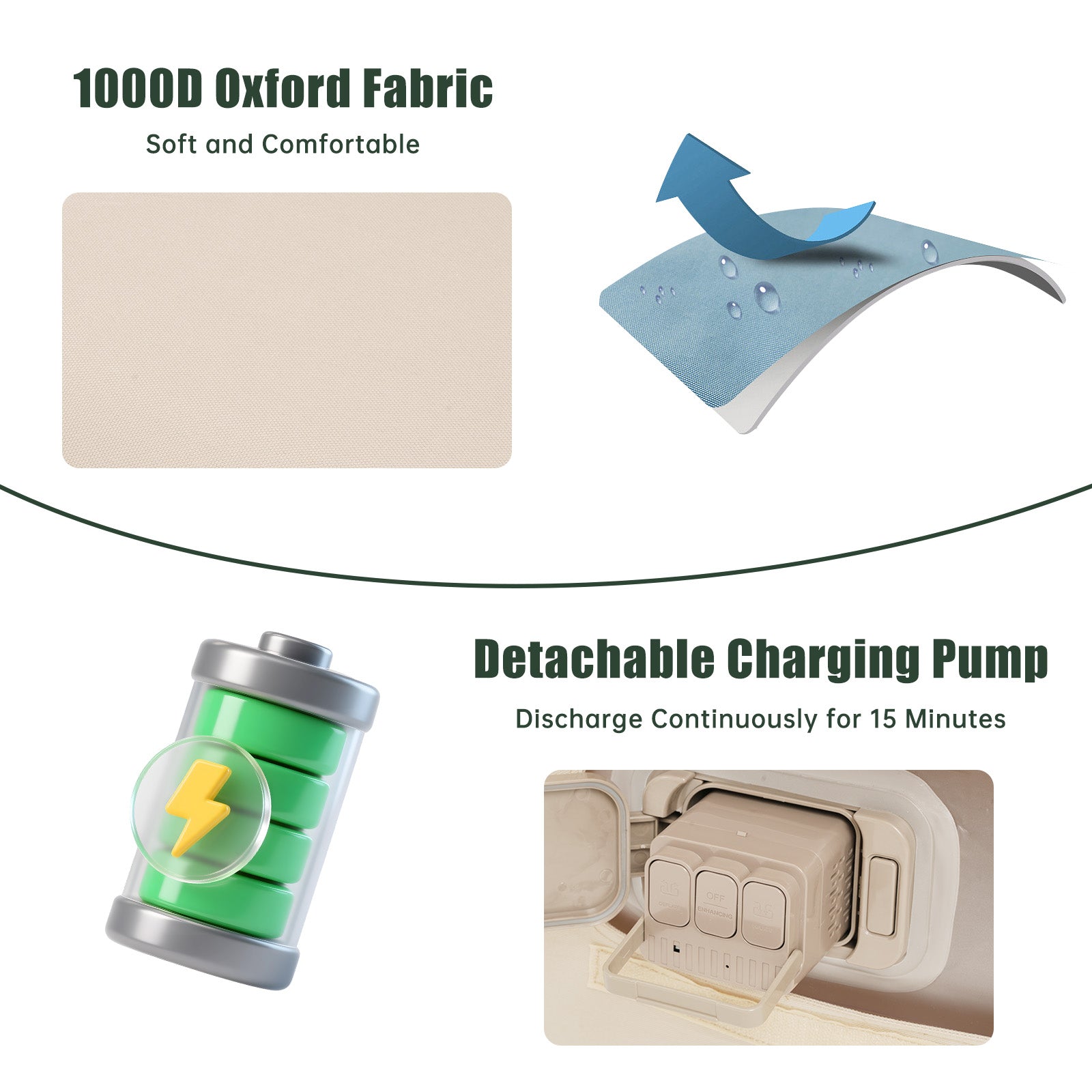 SUNNYFEEL Inflatable Single Sofa