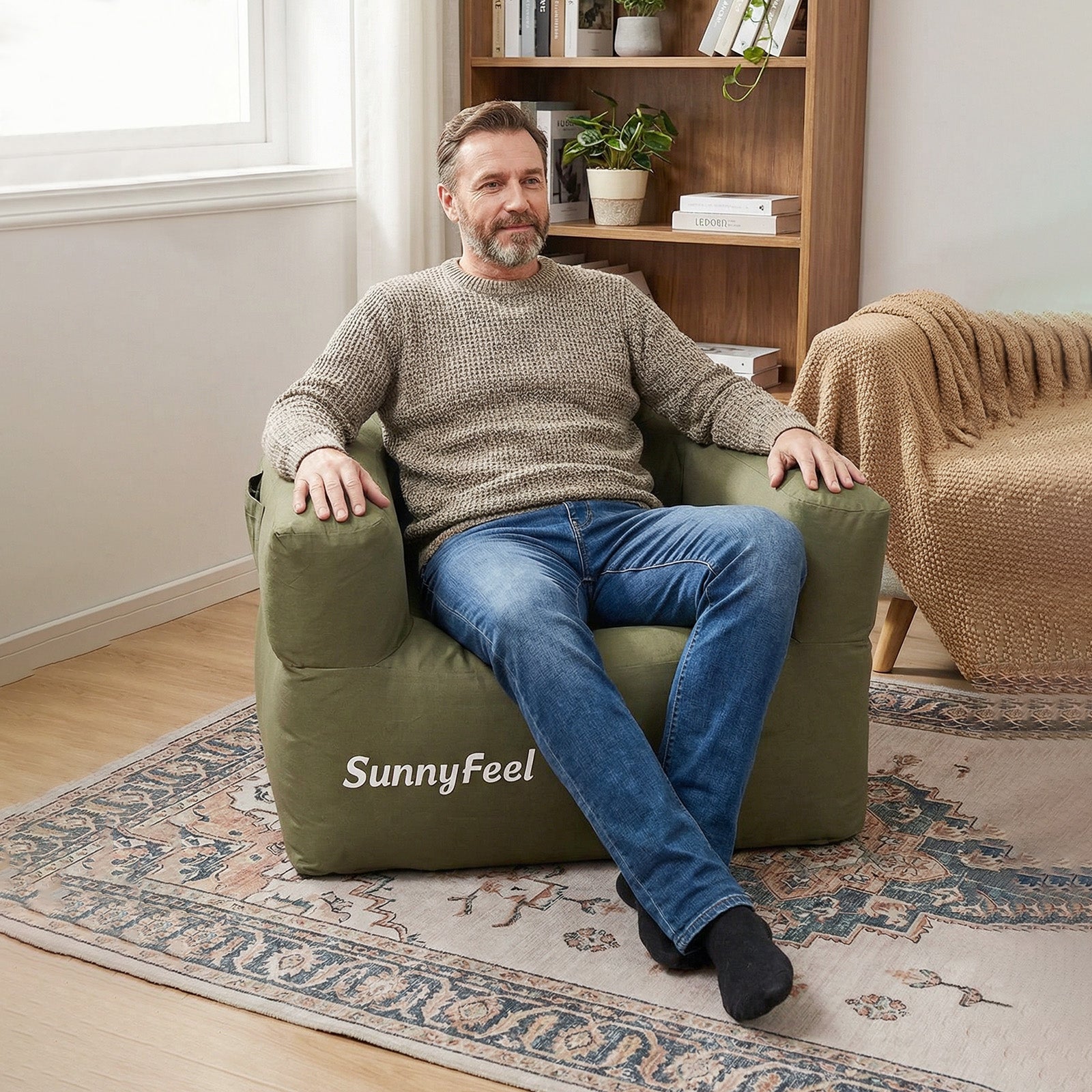 SUNNYFEEL Inflatable Single Sofa