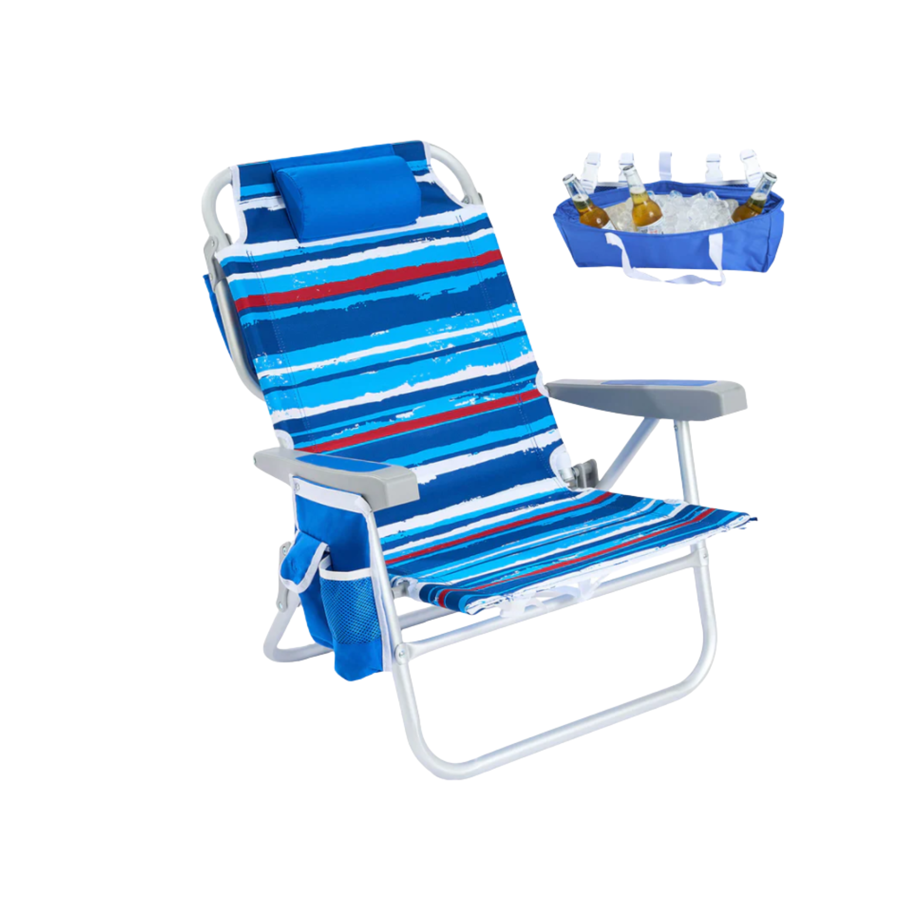 SUNNYFEEL Extra Wide Low Beach Chair