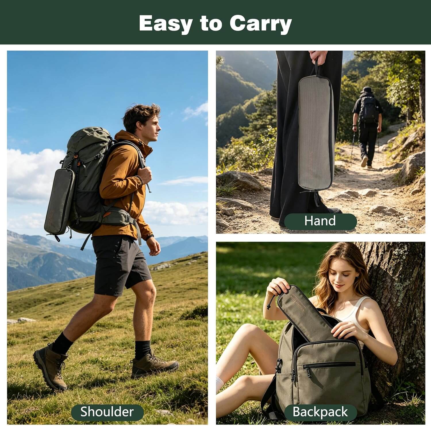 SUNNYFEEL Ultralight Low-Back Backpacking Camping Chair