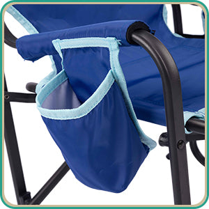 SUNNYFEEL Kids Small Folding Camping Chair with Side Pocket & Cup Sleeve