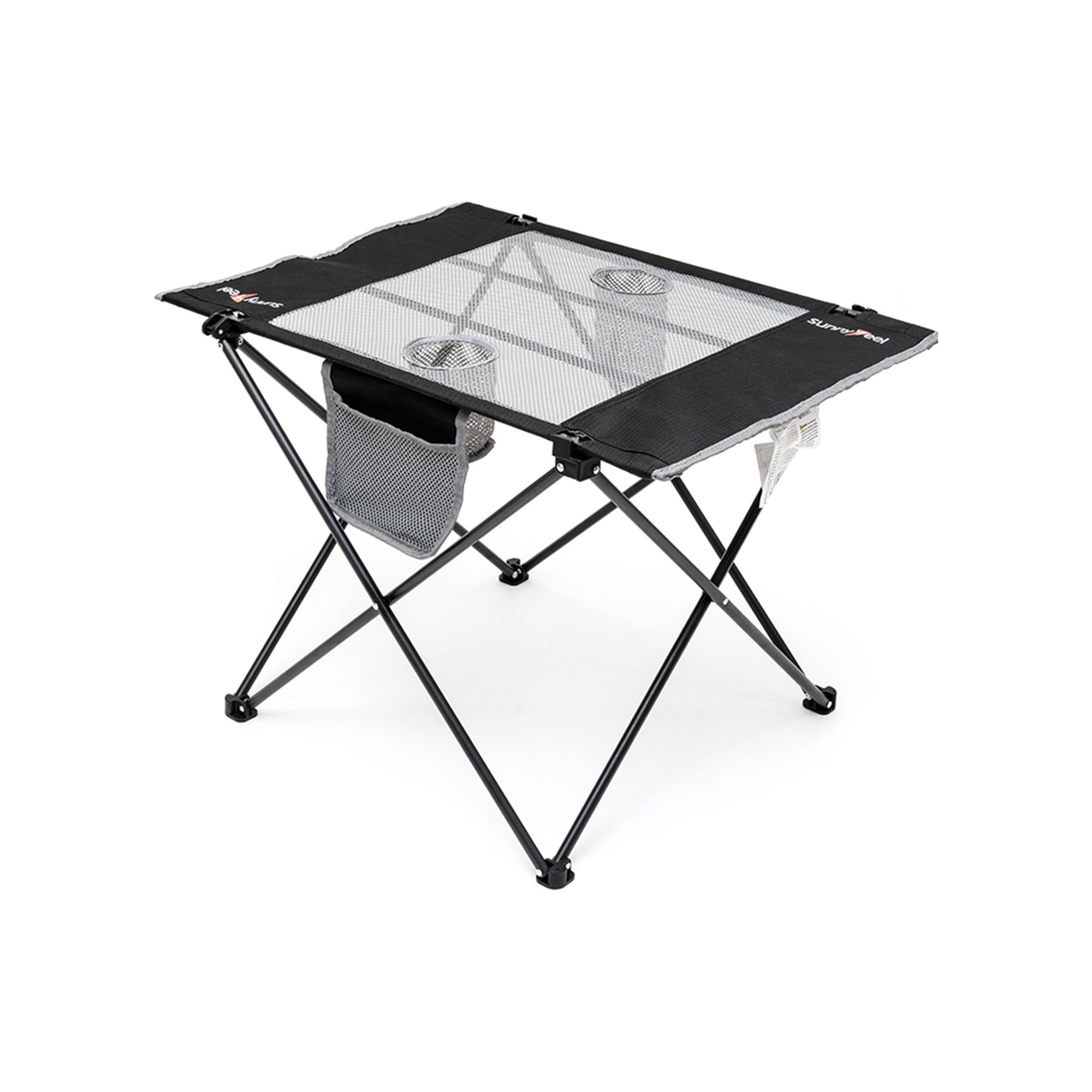 SUNNYFEEL Lightweight Roll-Top Camping Table with Carry Bag