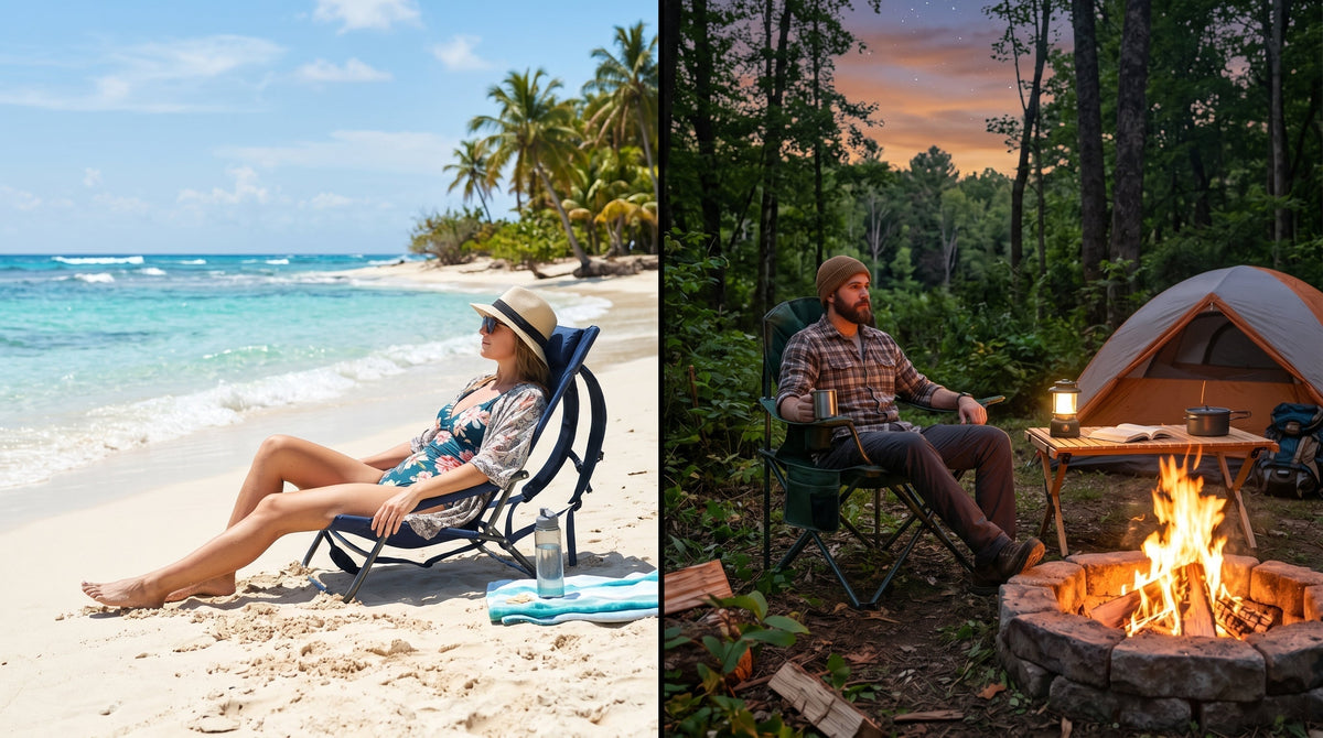 Beach Chair vs Camping Chair: How Do They Compare for Outdoor Adventures?