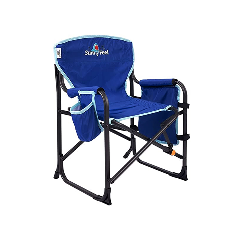 SUNNYFEEL Kids Small Folding Camping Chair with Side Pocket & Cup Sleeve