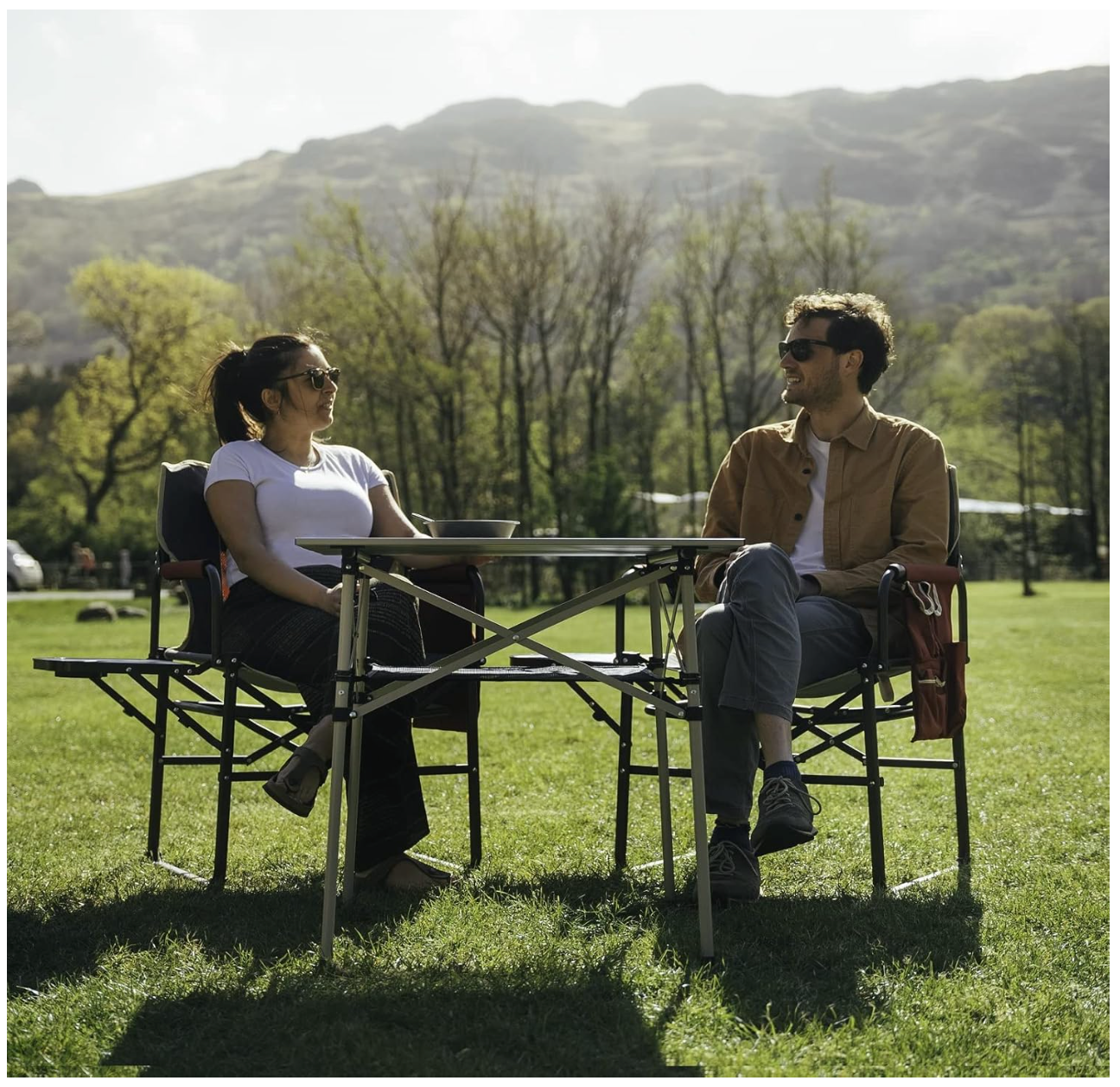 SUNNYFEEL Aluminum Folding Table