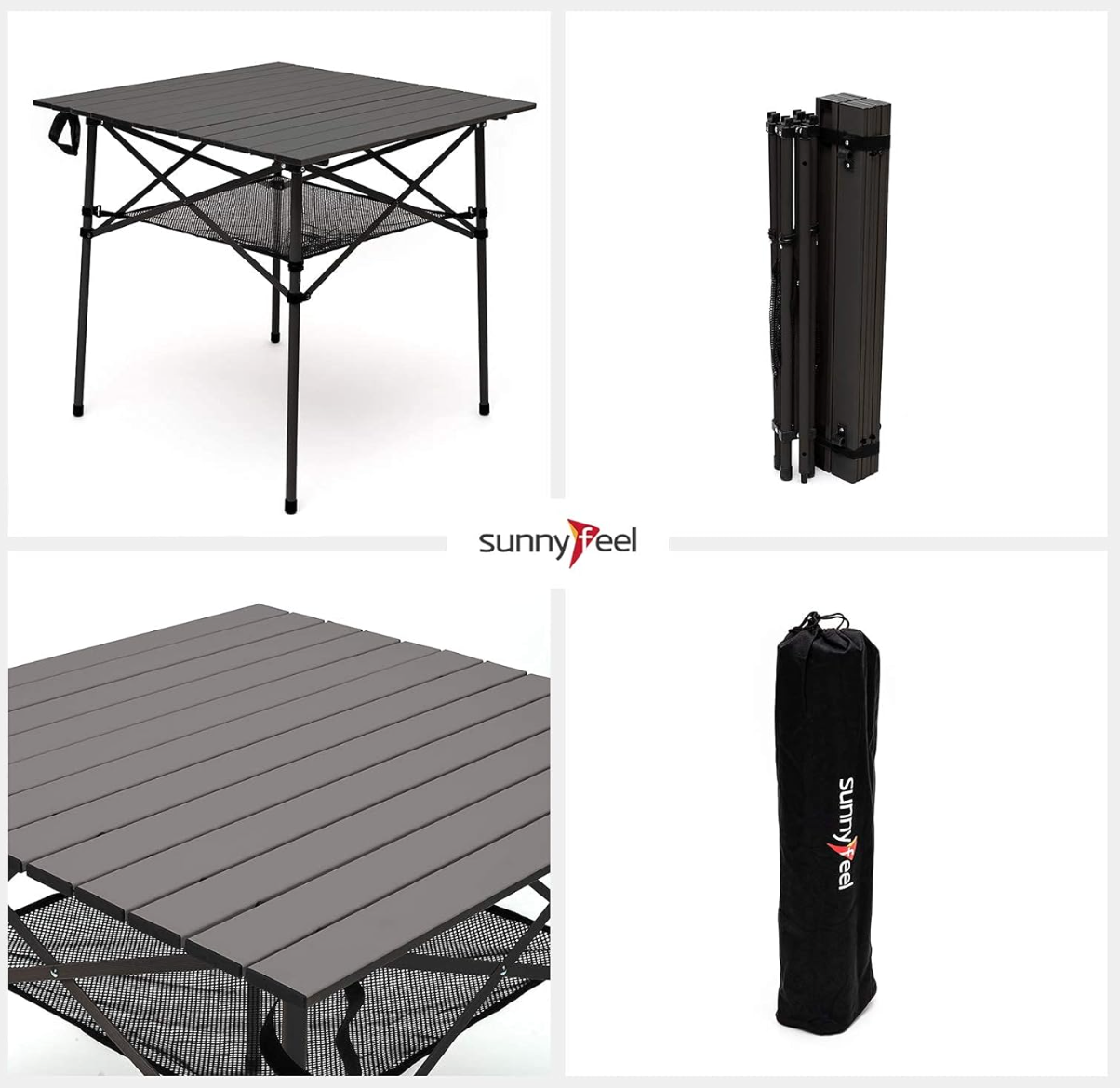 SUNNYFEEL Aluminum Folding Table