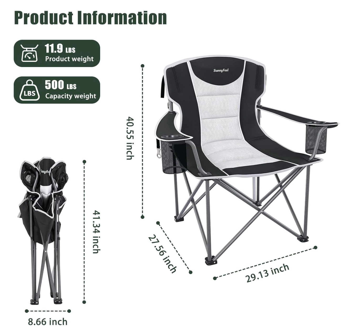 SUNNYFEEL Oversized Camping Chair