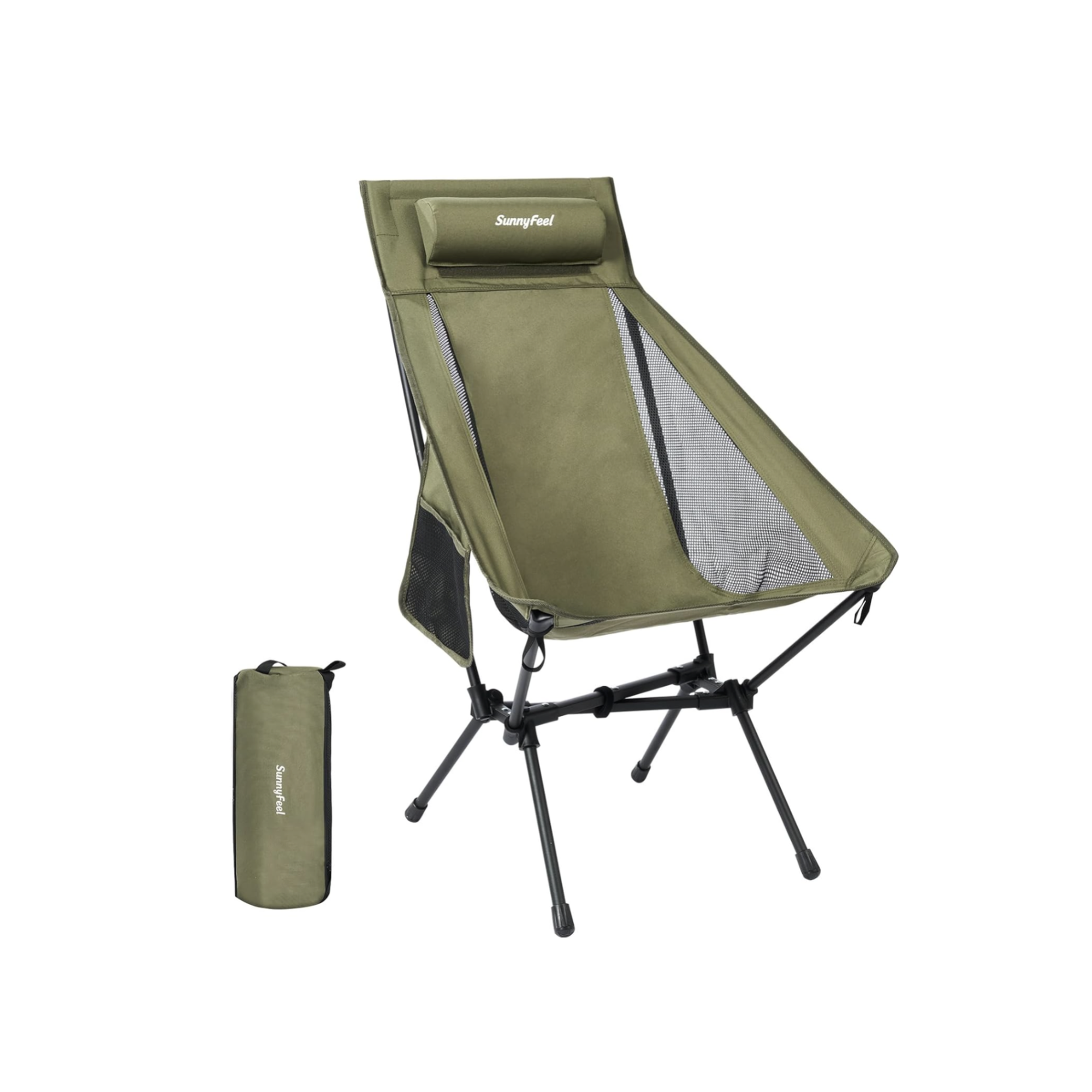 SUNNYFEEL Oversized High-Back Backpacking Chair