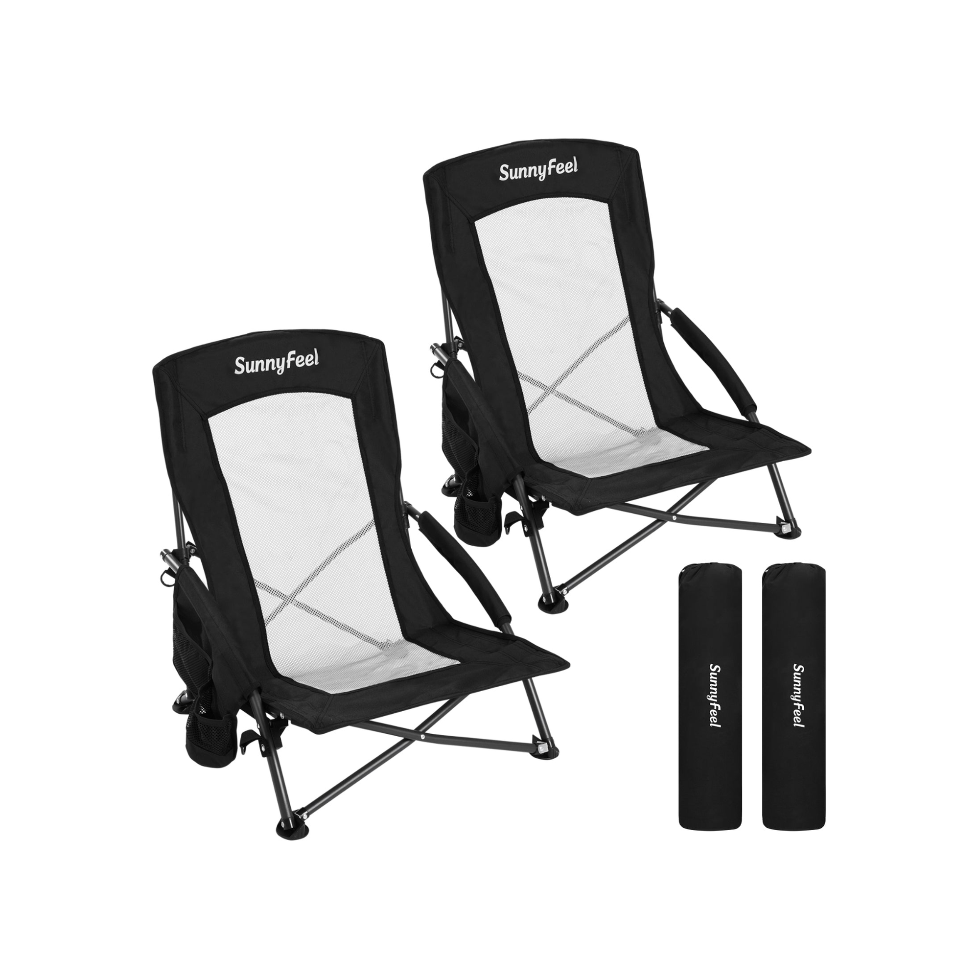 SUNNYFEEL Low Folding Camping Chair