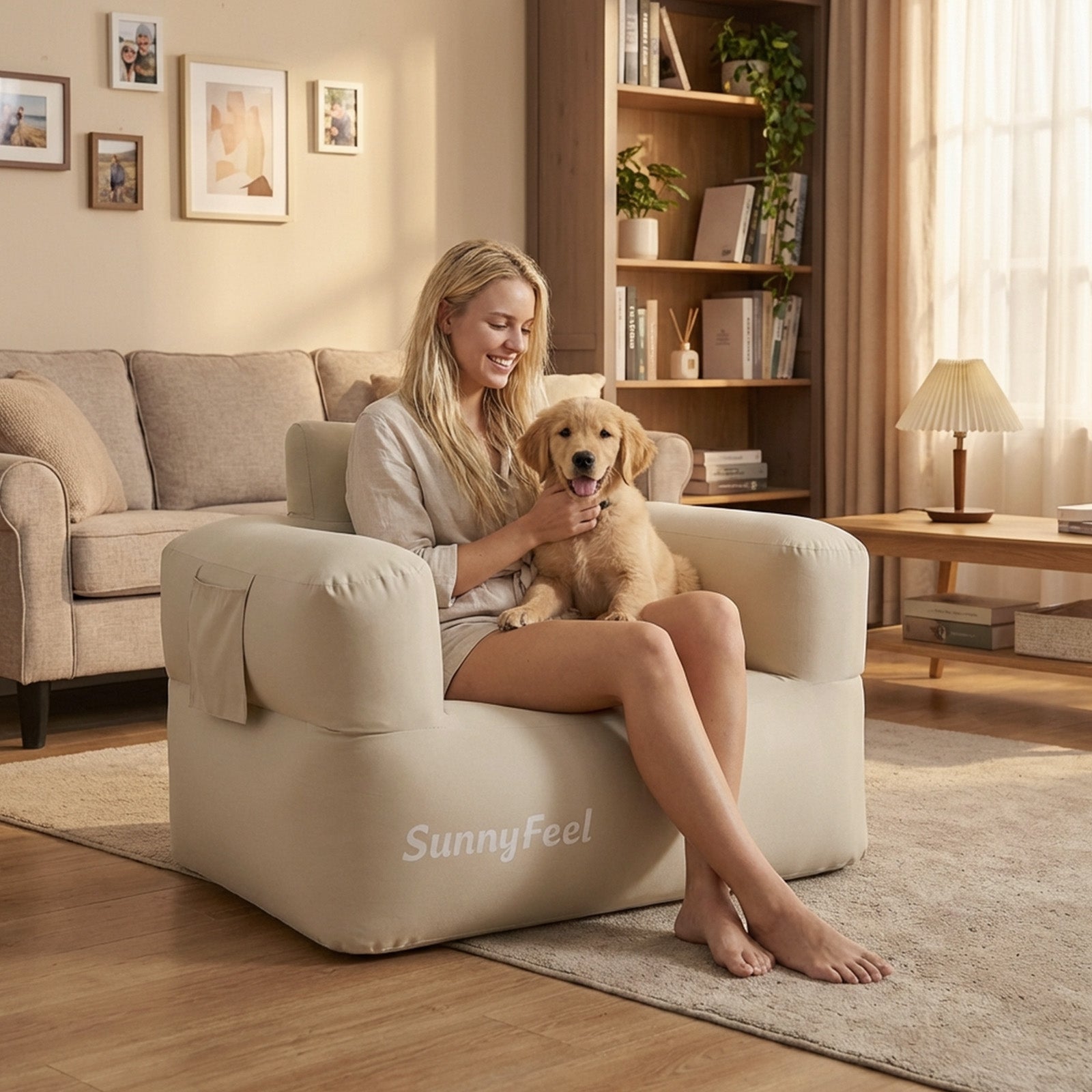SUNNYFEEL Inflatable Single Sofa