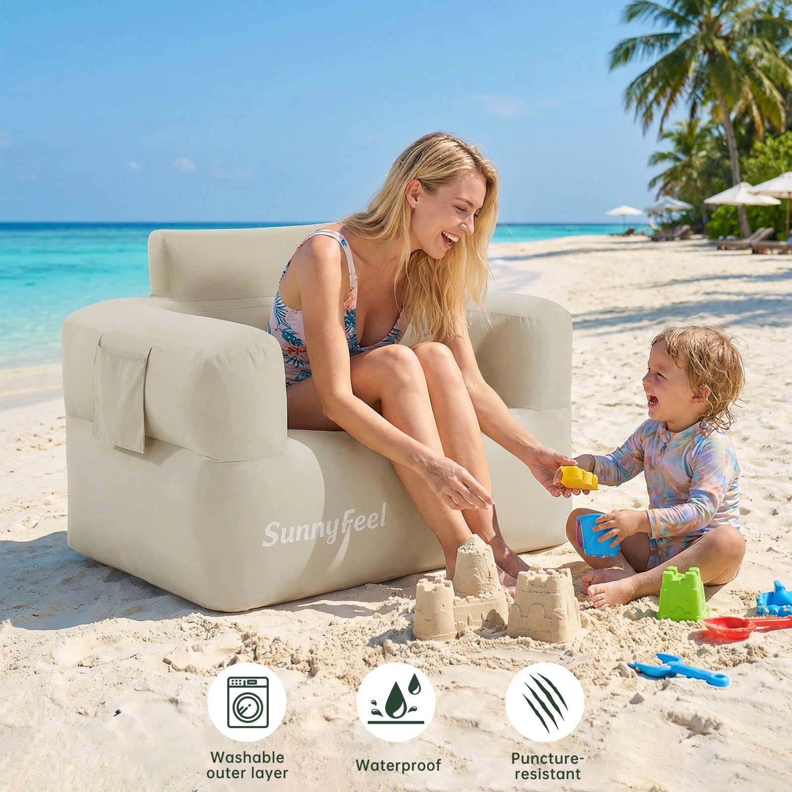 SUNNYFEEL Inflatable Single Sofa