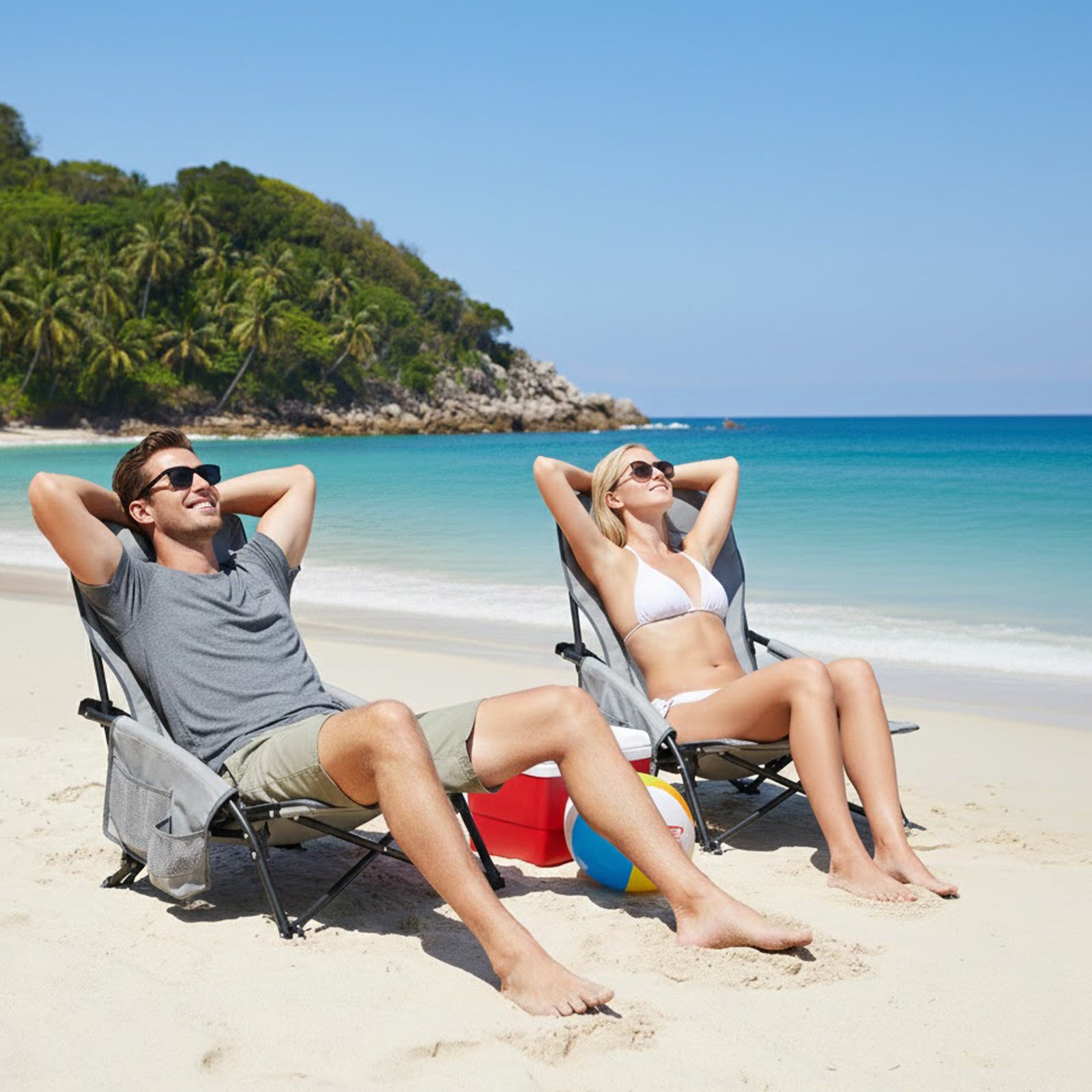 SUNNYFEEL Low Folding Camping Chair