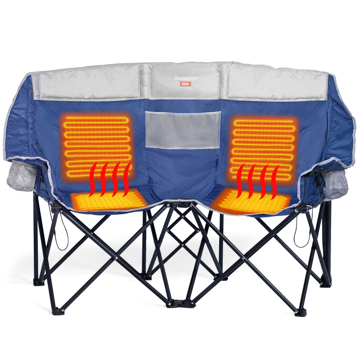 SUNNYFEEL Heavy Duty Loveseat Camping Chair