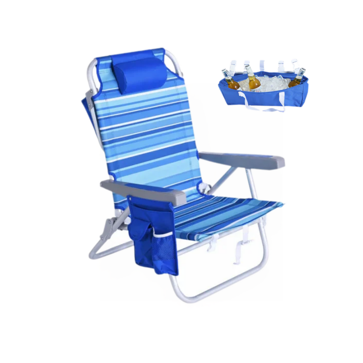 SUNNYFEEL Extra Wide Low Lounge Beach Chair