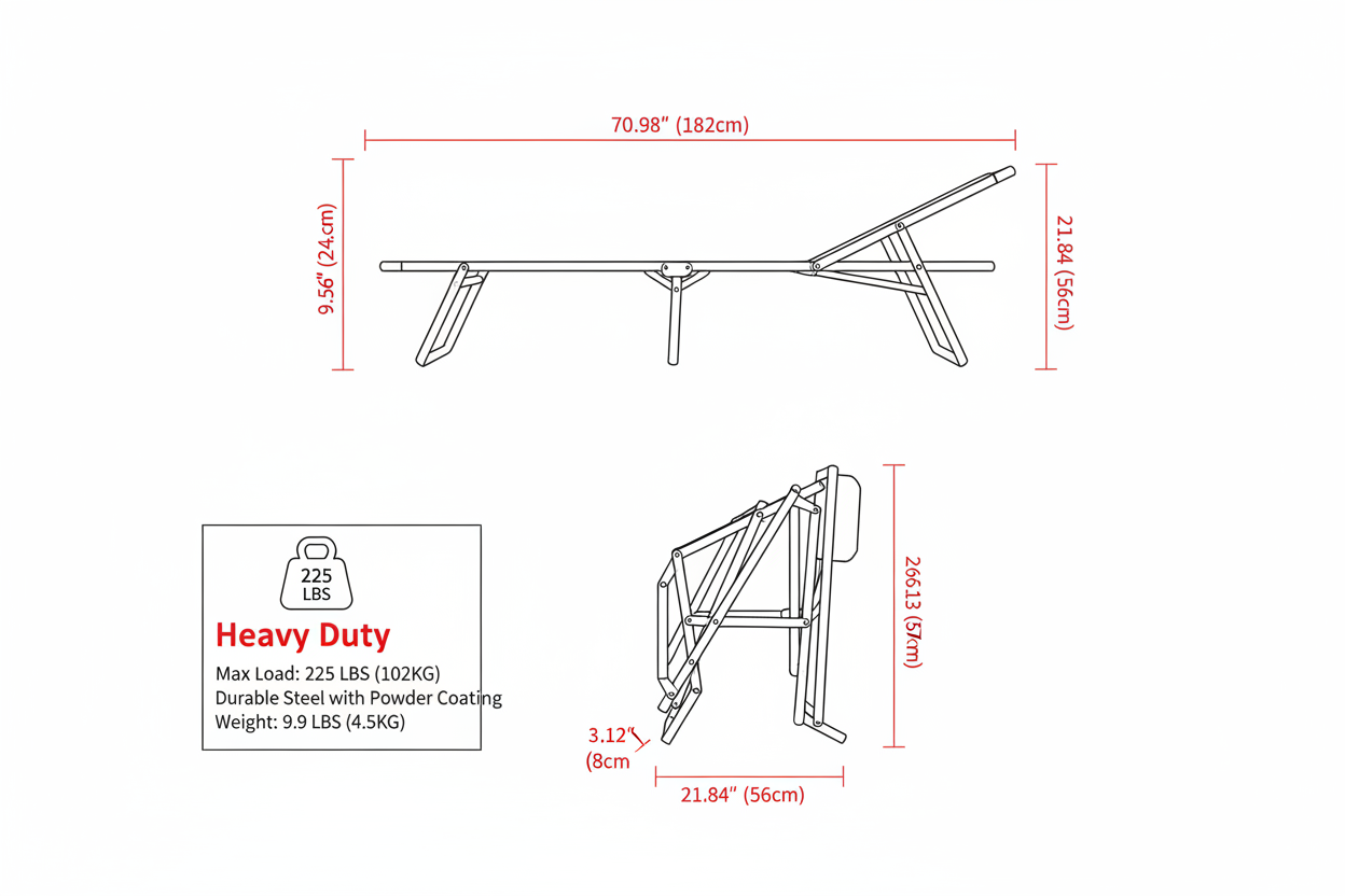 Beach Chair Line Drawing