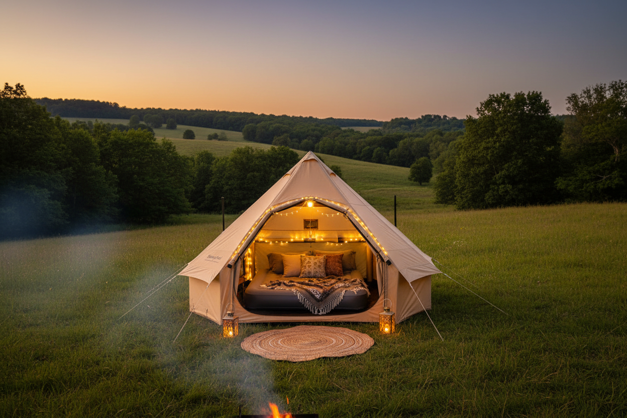 Glamping Scene
